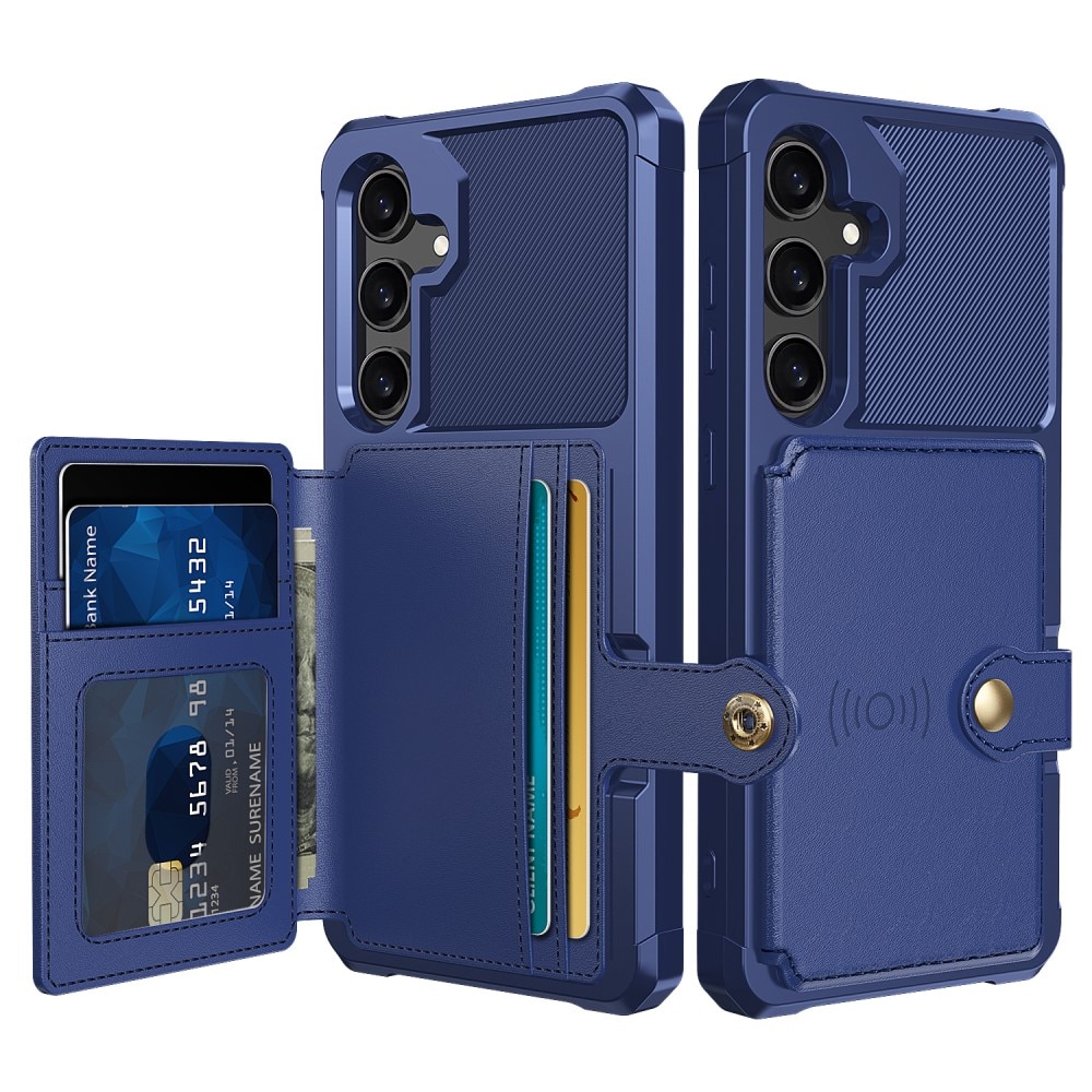 Samsung Galaxy S25 Tough Multi-slot Case Blue