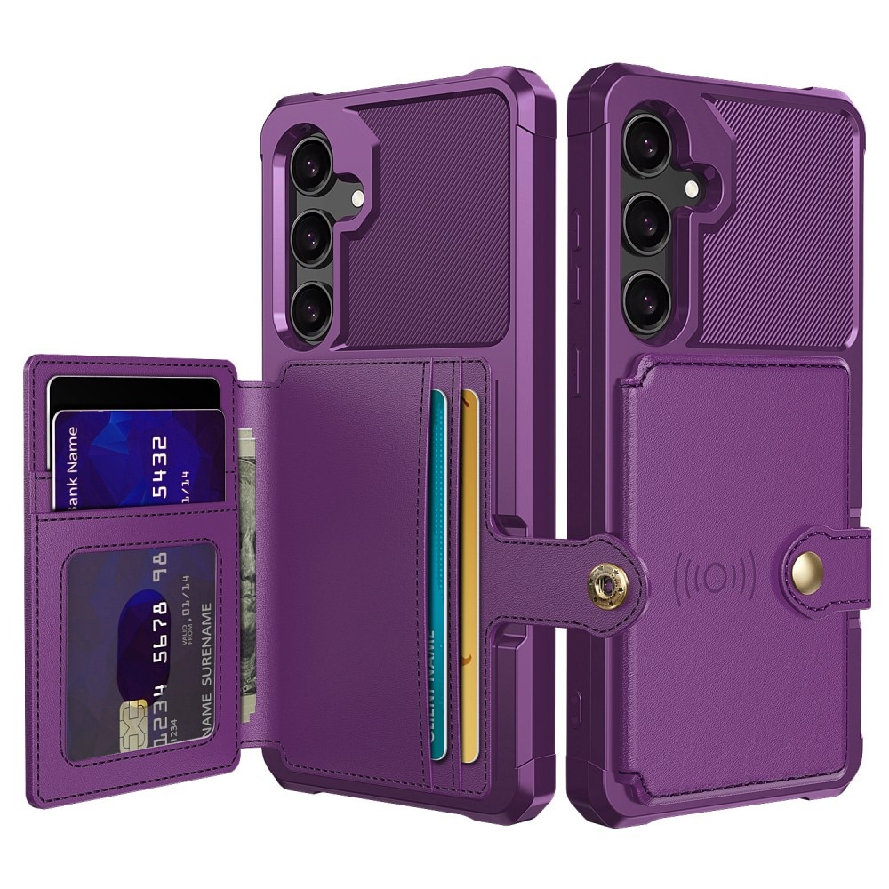 Samsung Galaxy S25 Tough Multi-slot Case Purple