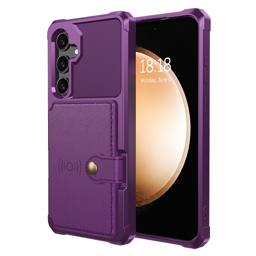 Samsung Galaxy S25 Tough Multi-slot Case Purple