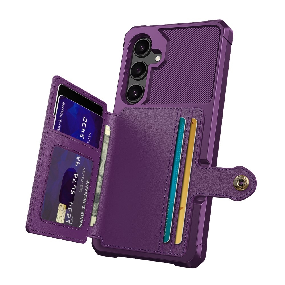 Samsung Galaxy S25 Tough Multi-slot Case Purple