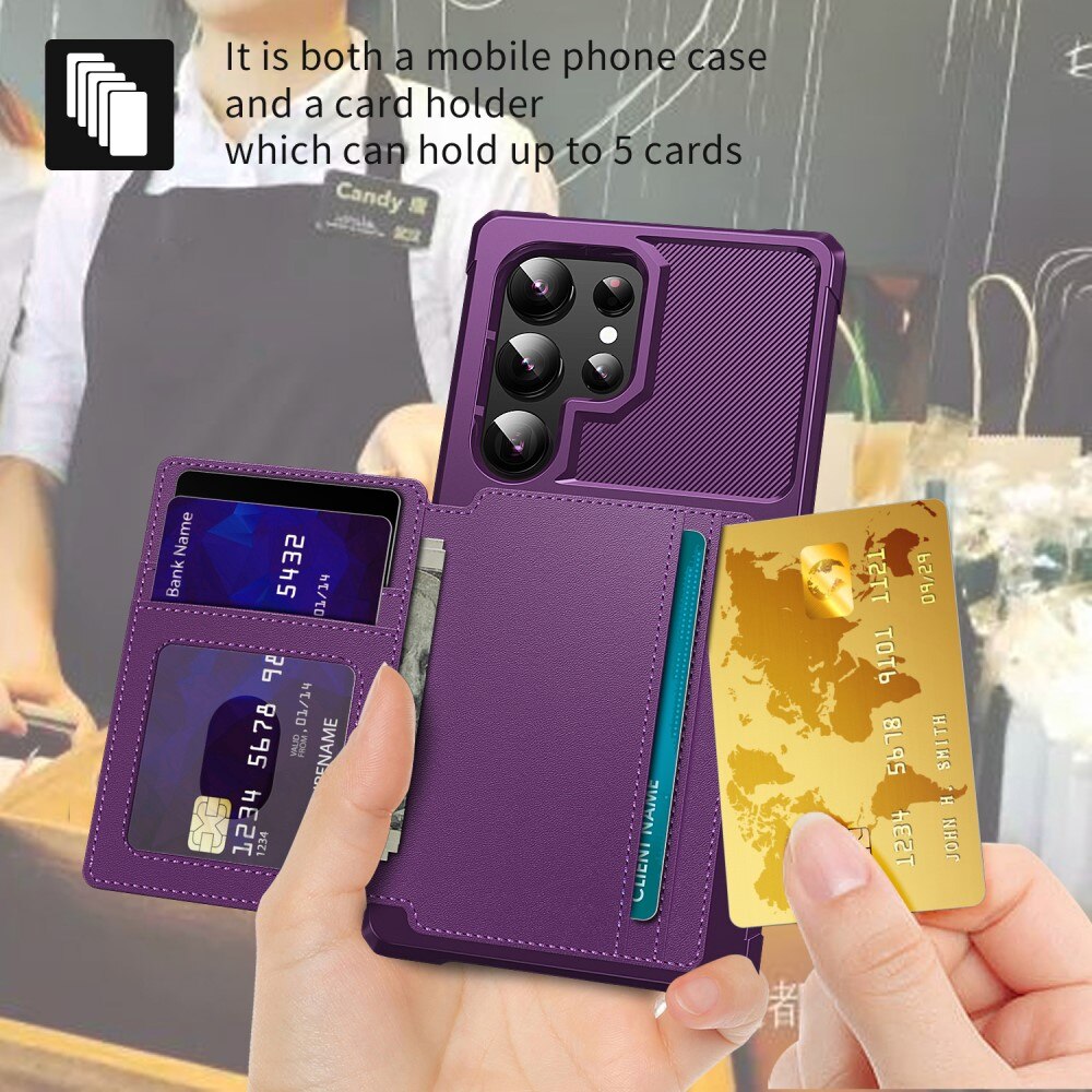 Samsung Galaxy S25 Ultra Tough Multi-slot Case Purple