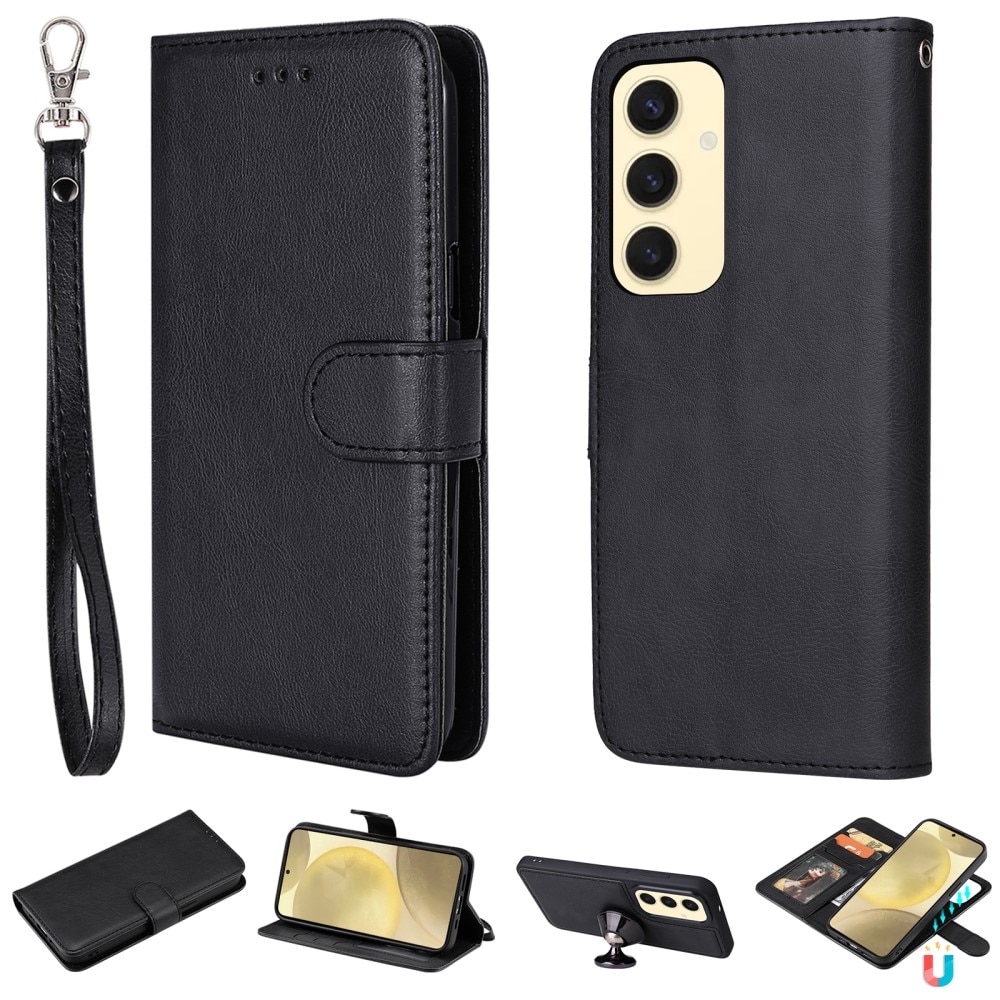 Samsung Galaxy S25 Magnetic Book Cover Black