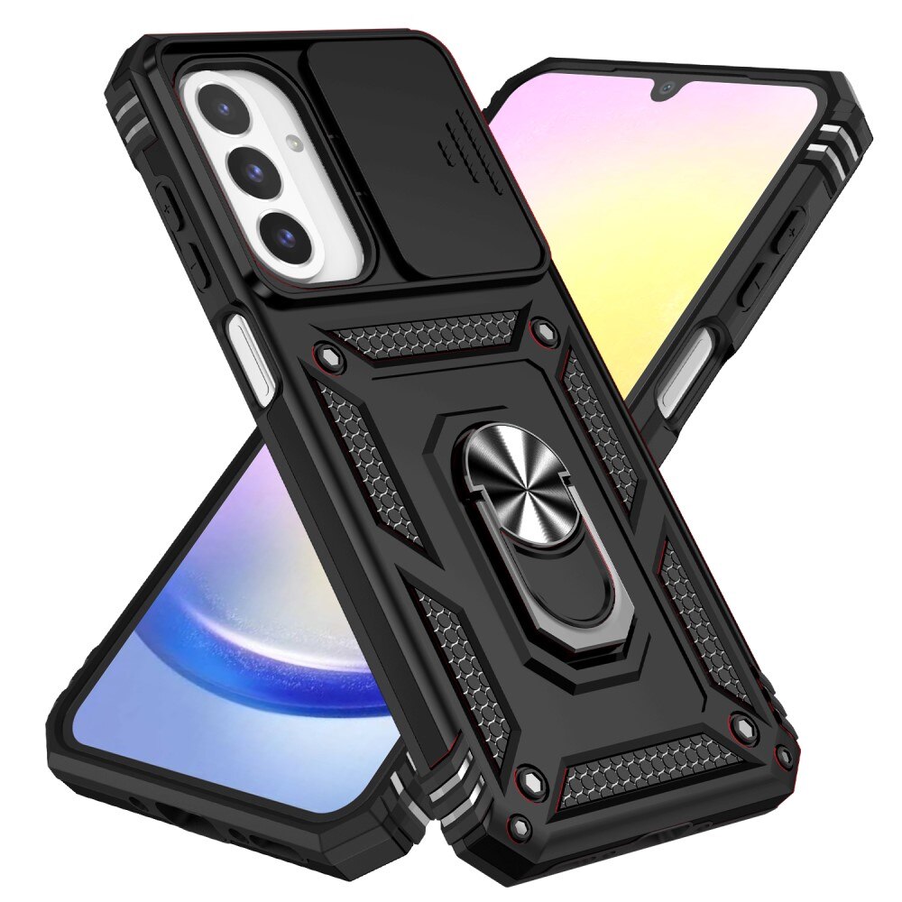 Samsung Galaxy A26 Hybrid Case Tech Ring w. Camera Protector Black