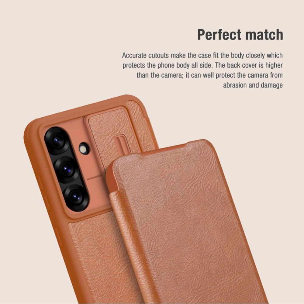 Samsung Galaxy S25 Qin Pro CamShield Cover Brown