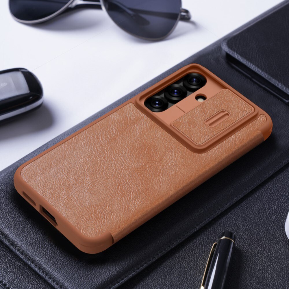 Samsung Galaxy S25 Qin Pro CamShield Cover Brown