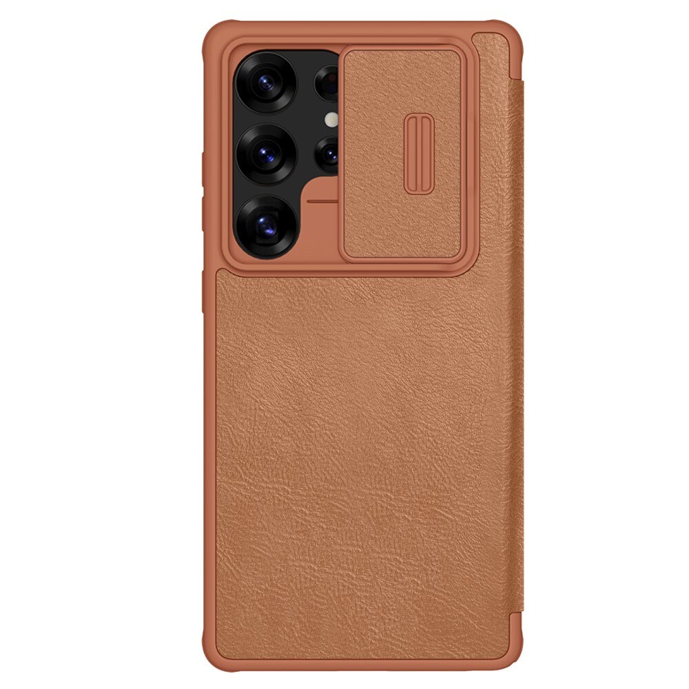 Samsung Galaxy S25 Ultra Qin Pro CamShield Cover Brown