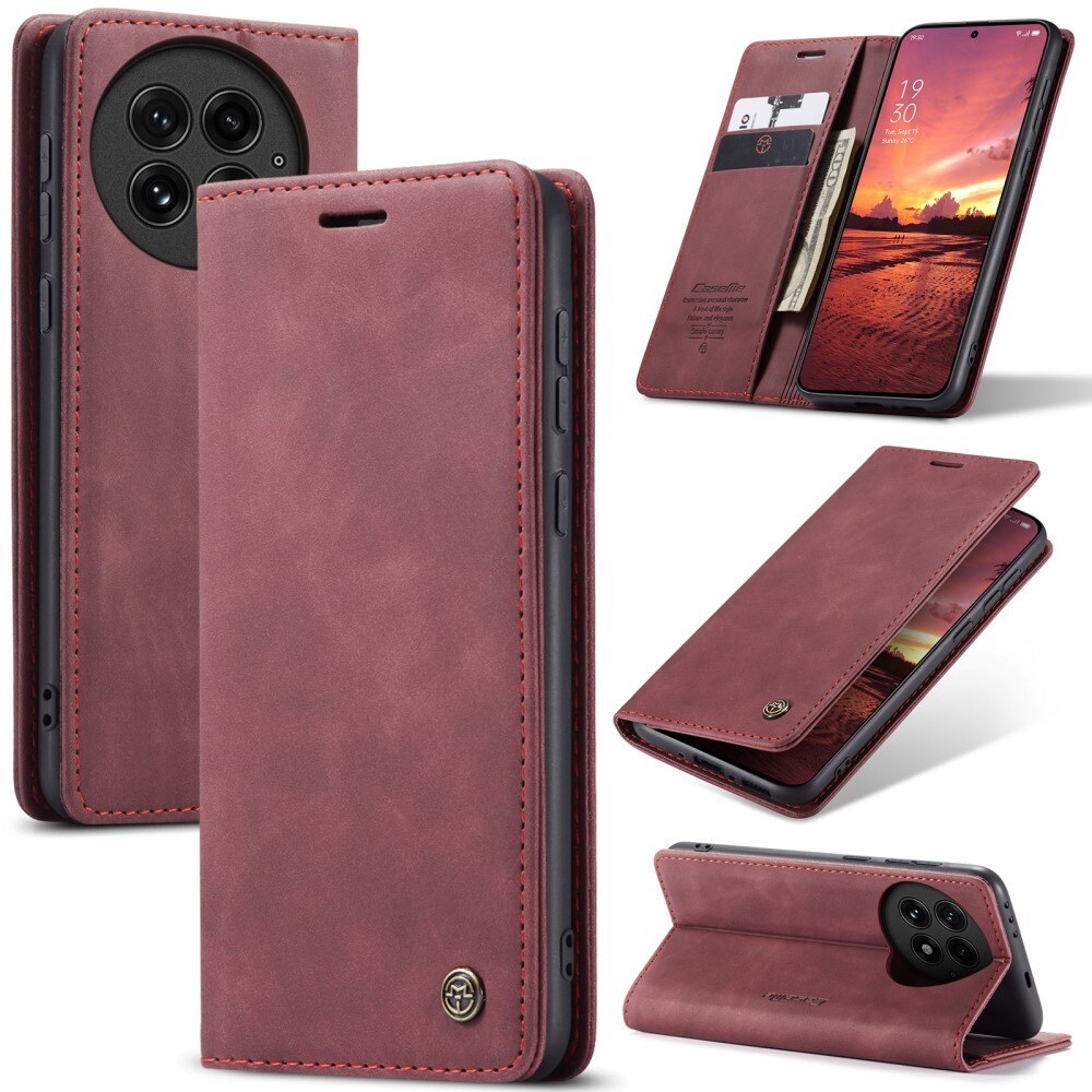  OnePlus 13 Slim Wallet Case Red