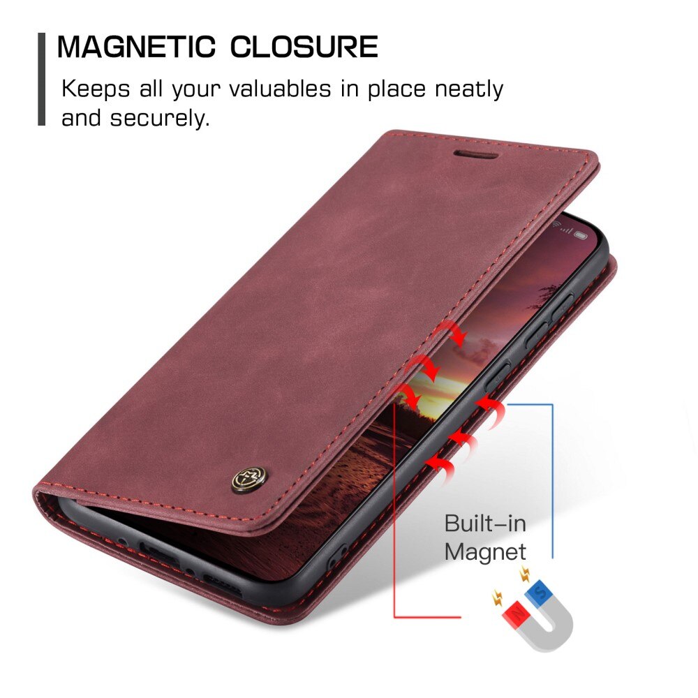  OnePlus 13 Slim Wallet Case Red