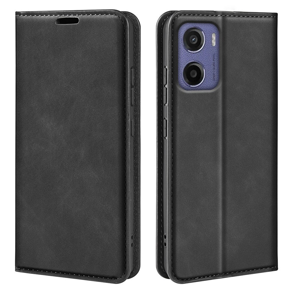 Motorola Moto E15 Slim Wallet Case Black