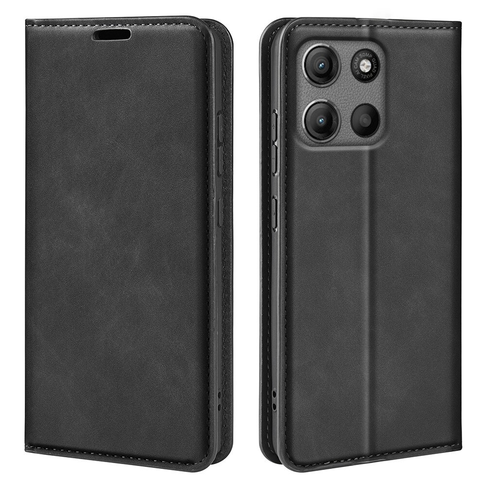 Motorola Moto G15 Power Slim Wallet Case Black