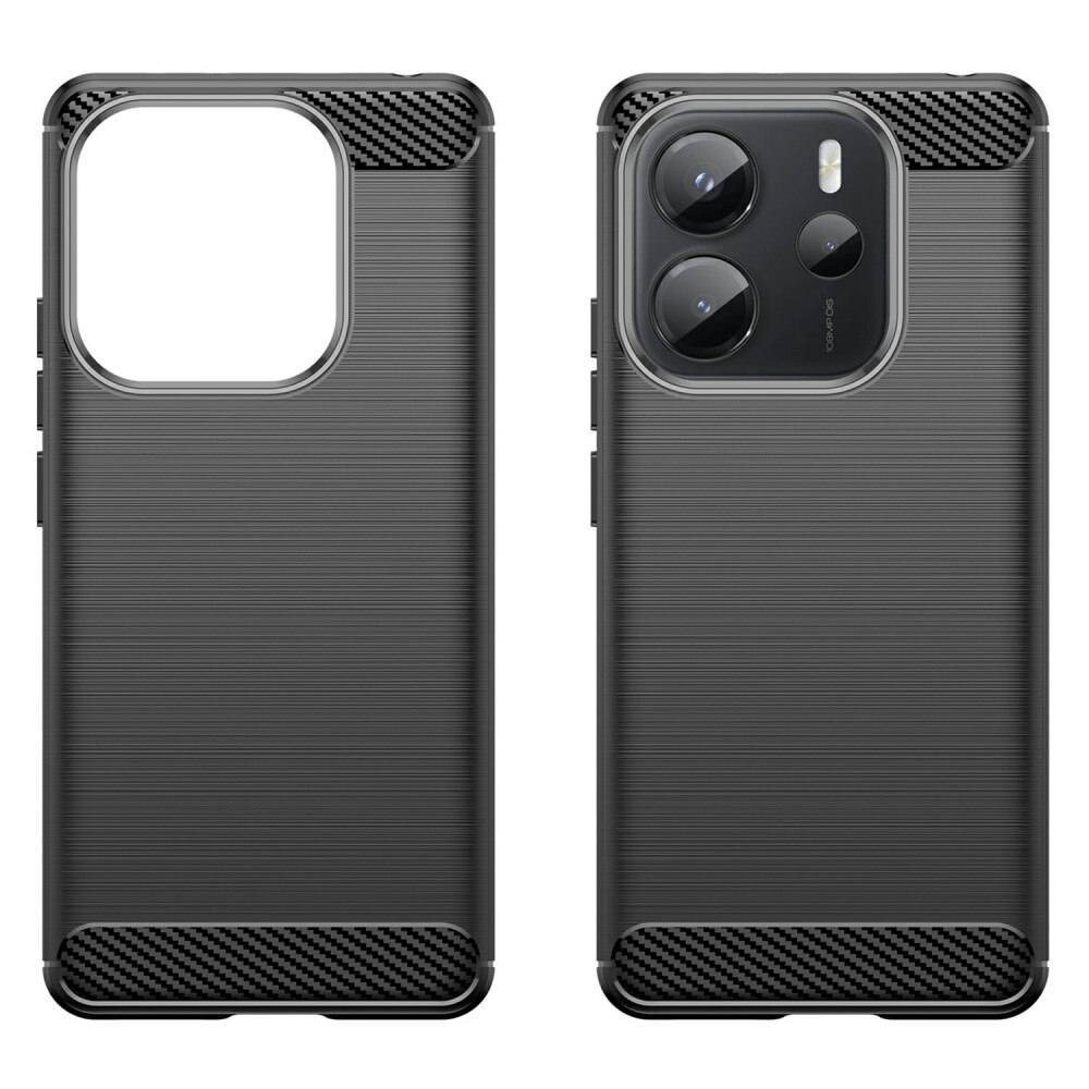 Xiaomi Redmi Note 14 4G Brushed TPU Case Black