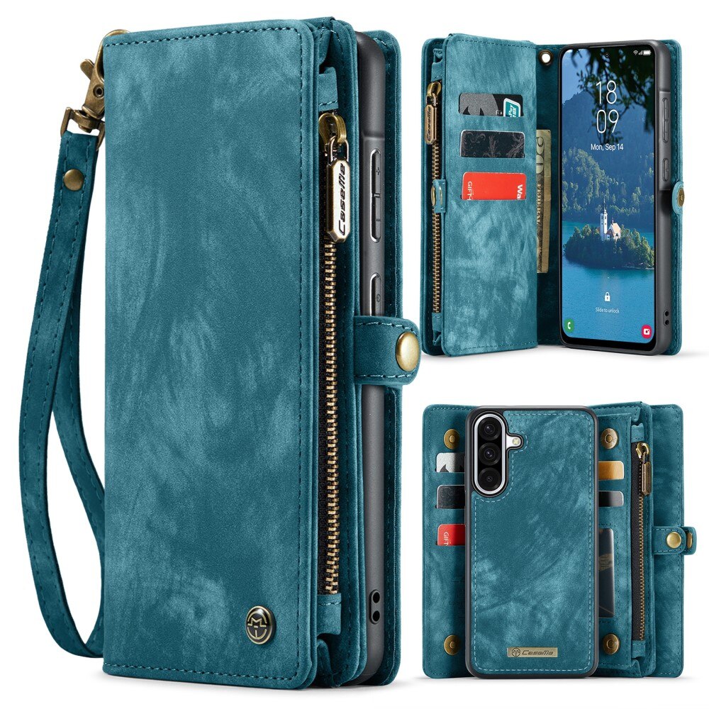 Samsung Galaxy A56 Multi-slot Wallet Case Blue