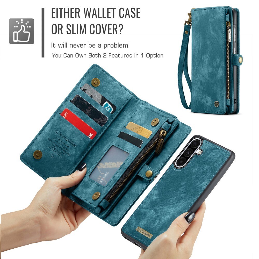 Samsung Galaxy A56 Multi-slot Wallet Case Blue