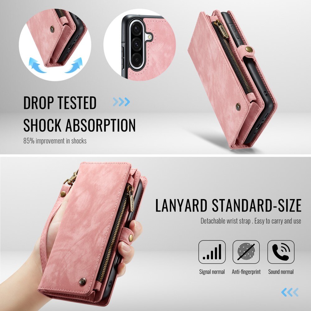 Samsung Galaxy A56 Multi-slot Wallet Case Pink