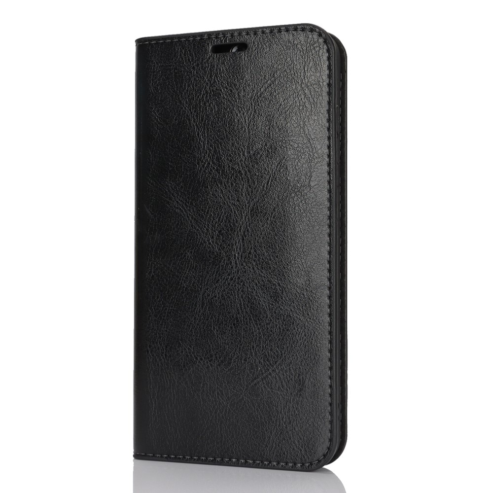 Samsung Galaxy S25 Plus Genuine Leather Wallet Case Black