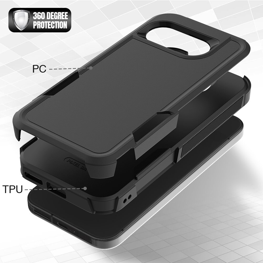 Google Pixel 9a Off-road Hybrid Case Black