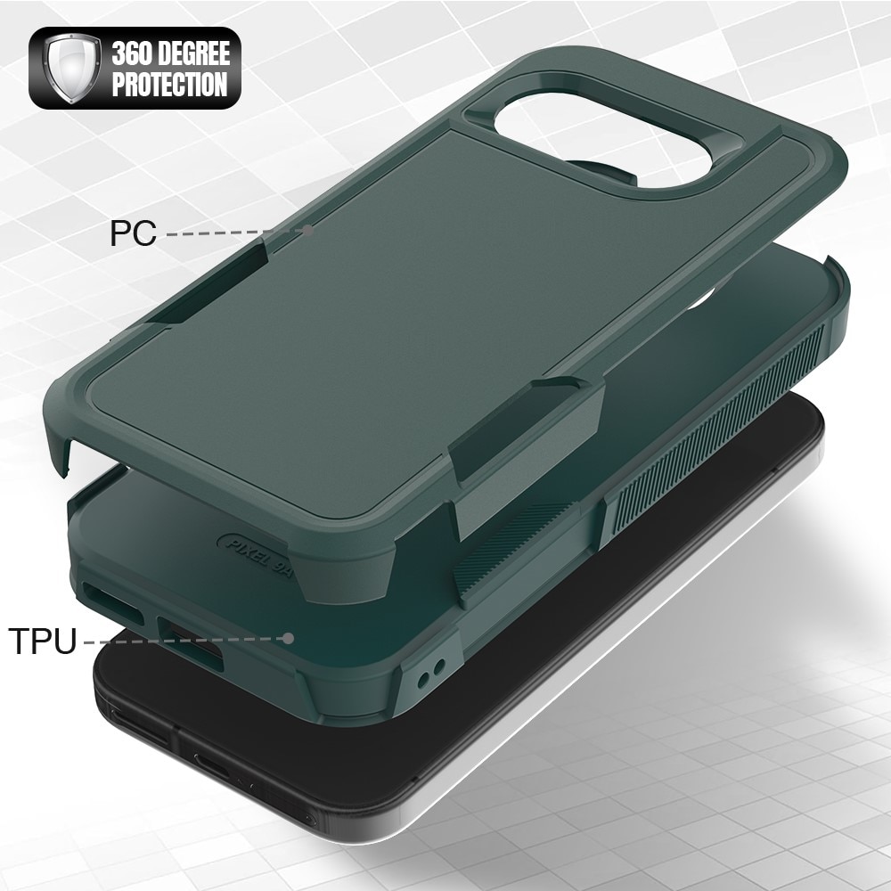 Google Pixel 9a Off-road Hybrid Case Green