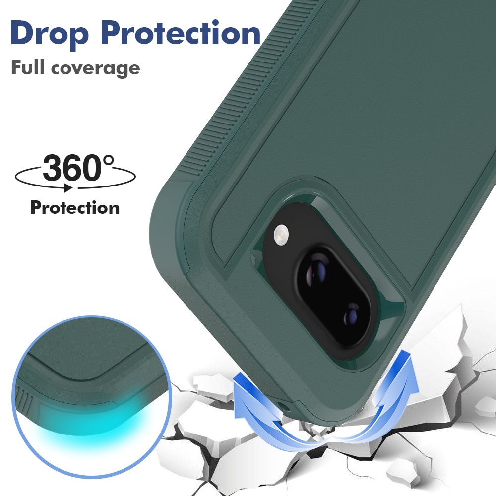 Google Pixel 9a Off-road Hybrid Case Green