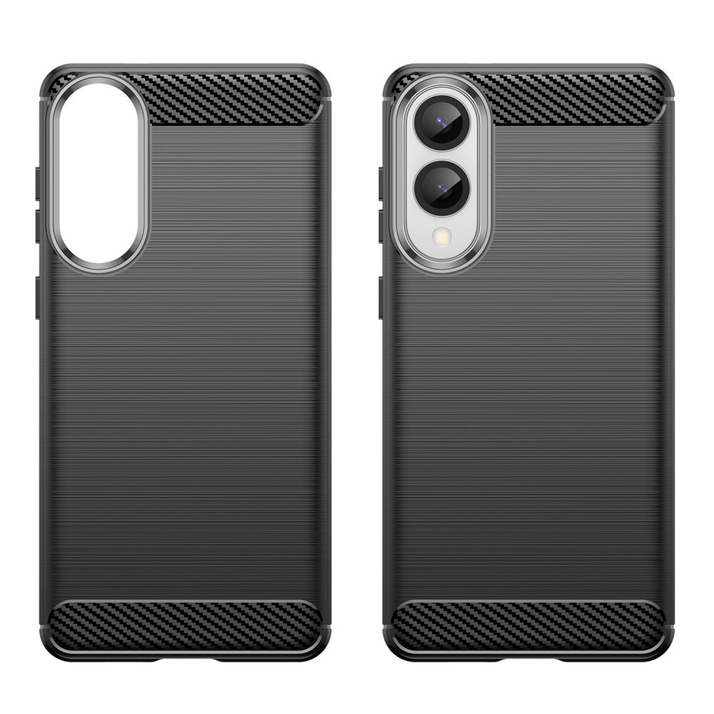 Samsung Galaxy S25 Edge Brushed TPU Case Black