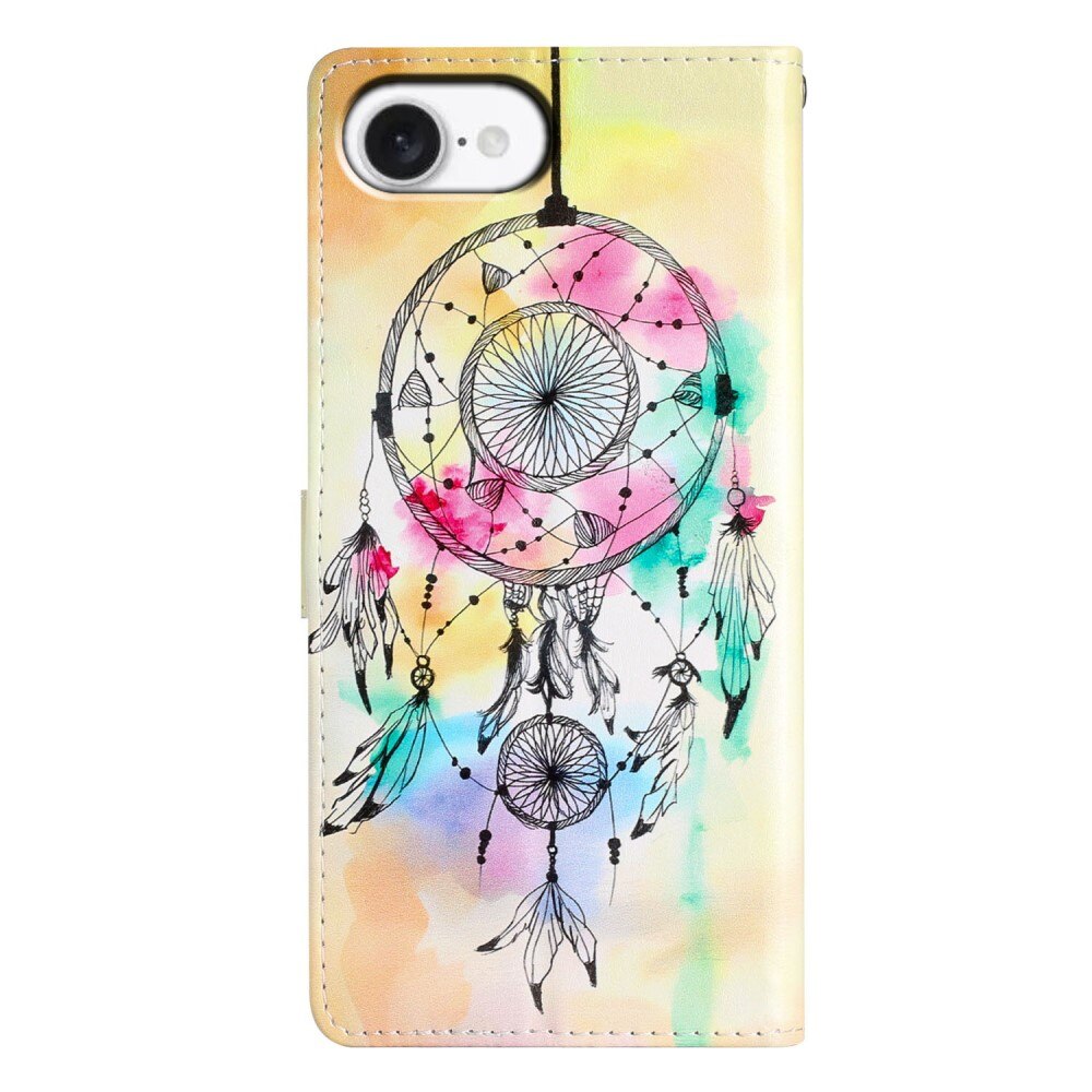 iPhone 16e Wallet Book Cover Dream Catcher