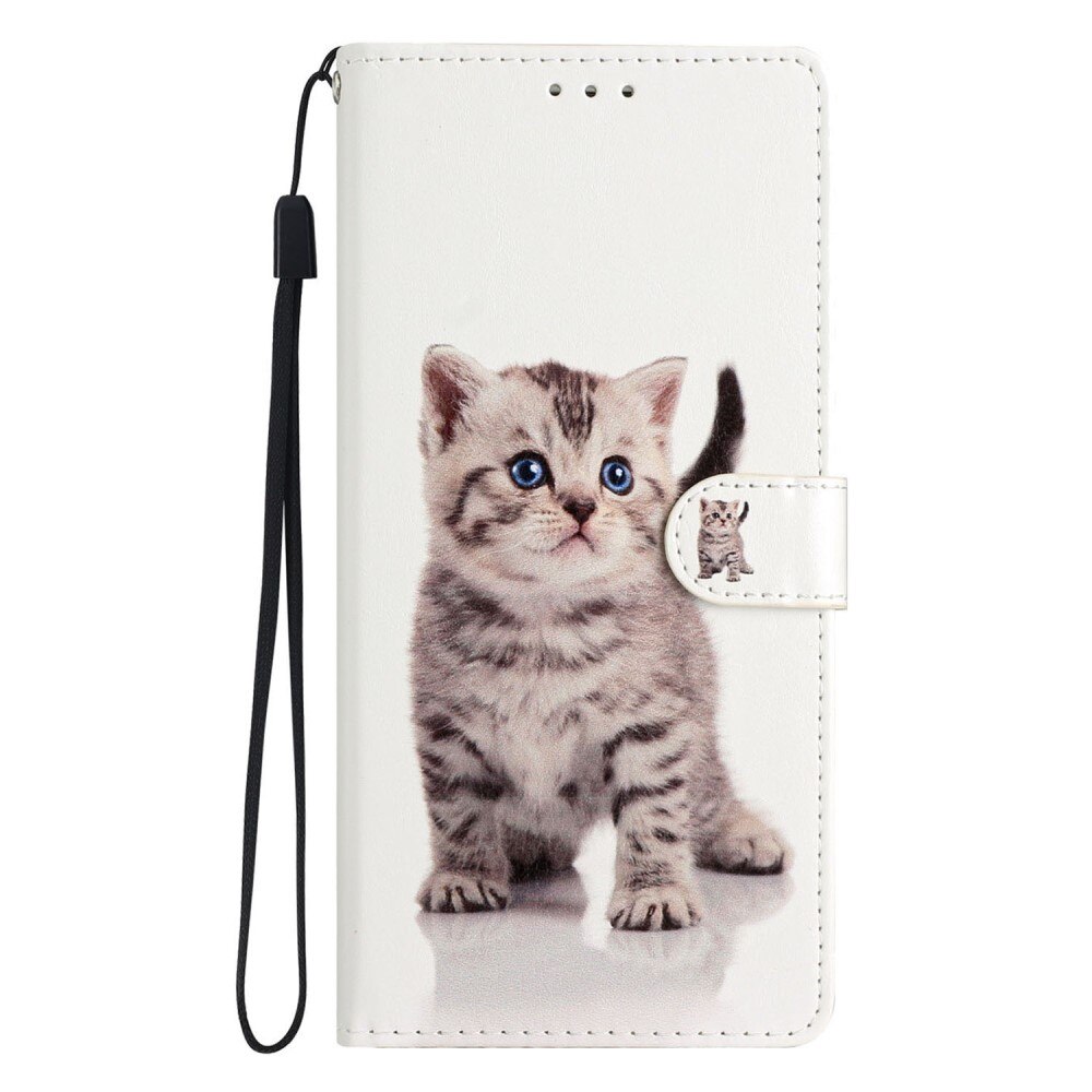 iPhone 16e Wallet Book Cover Kitten