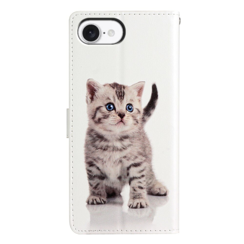 iPhone 16e Wallet Book Cover Kitten