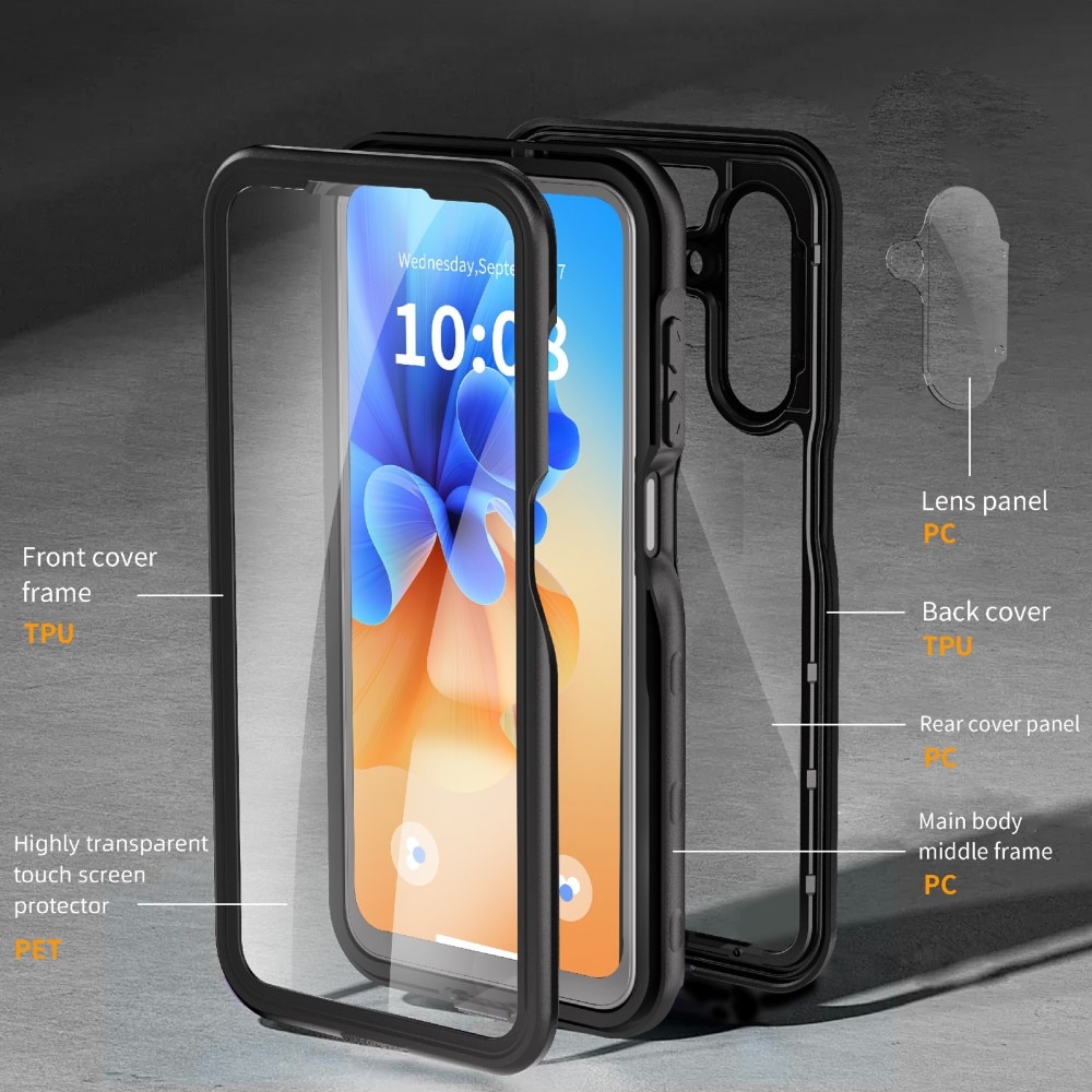 Samsung Galaxy A26 Waterproof Case Transparent