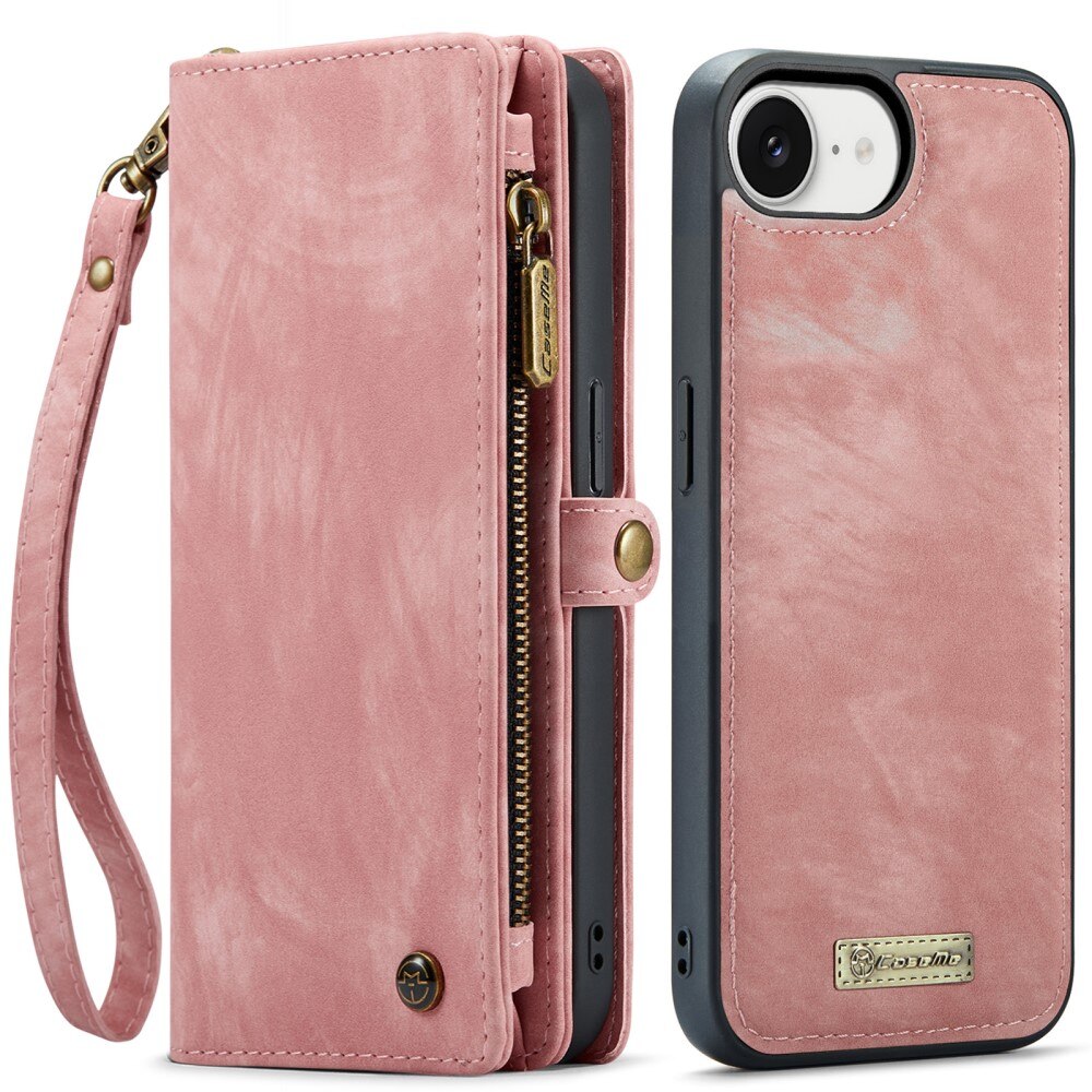 iPhone 16e Multi-slot Wallet Case Pink