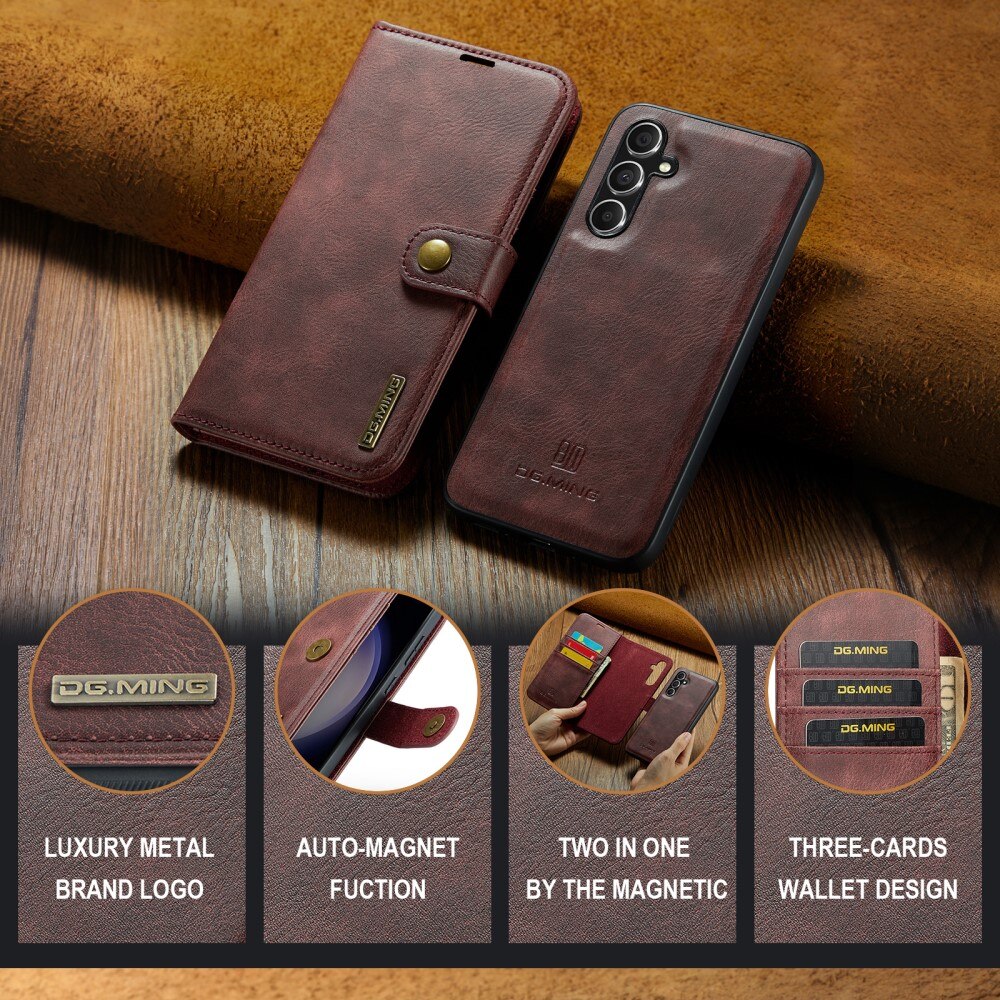 Samsung Galaxy A56 Magnet Wallet Cognac