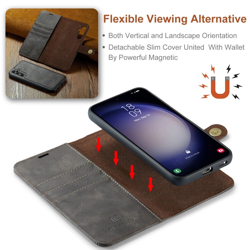 Samsung Galaxy A56 Magnet Wallet Cognac