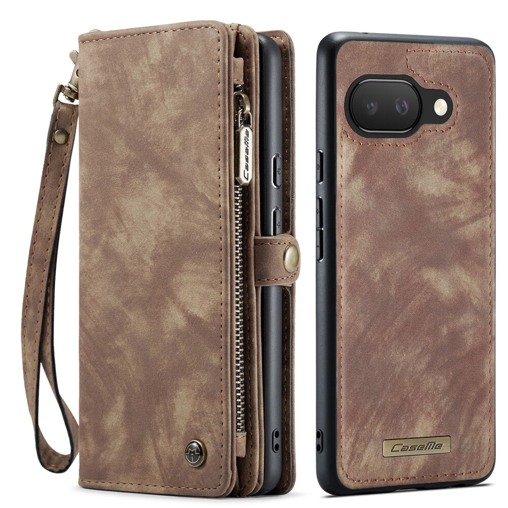 Google Pixel 9a Multi-slot Wallet Case Brown