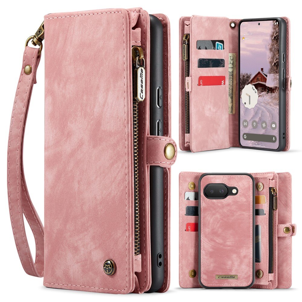 Google Pixel 9a Multi-slot Wallet Case Pink