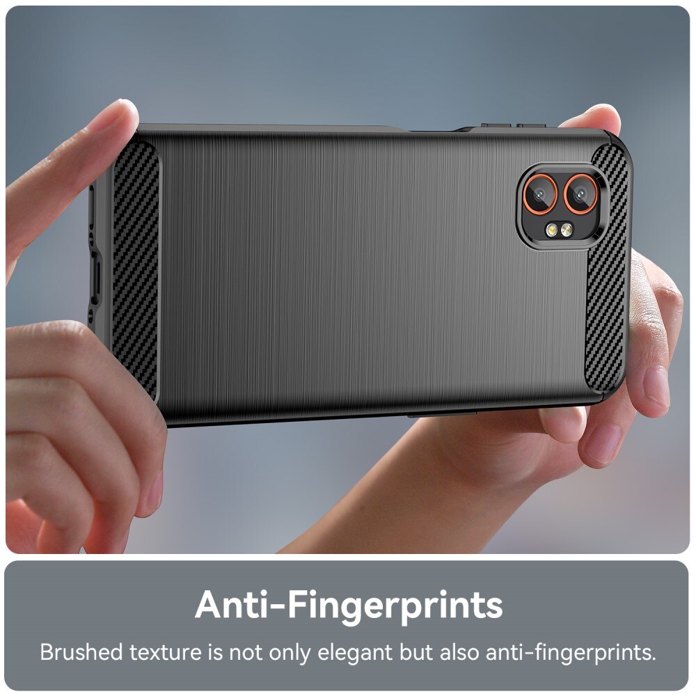 Samsung Galaxy Xcover 7 Pro Brushed TPU Case Black