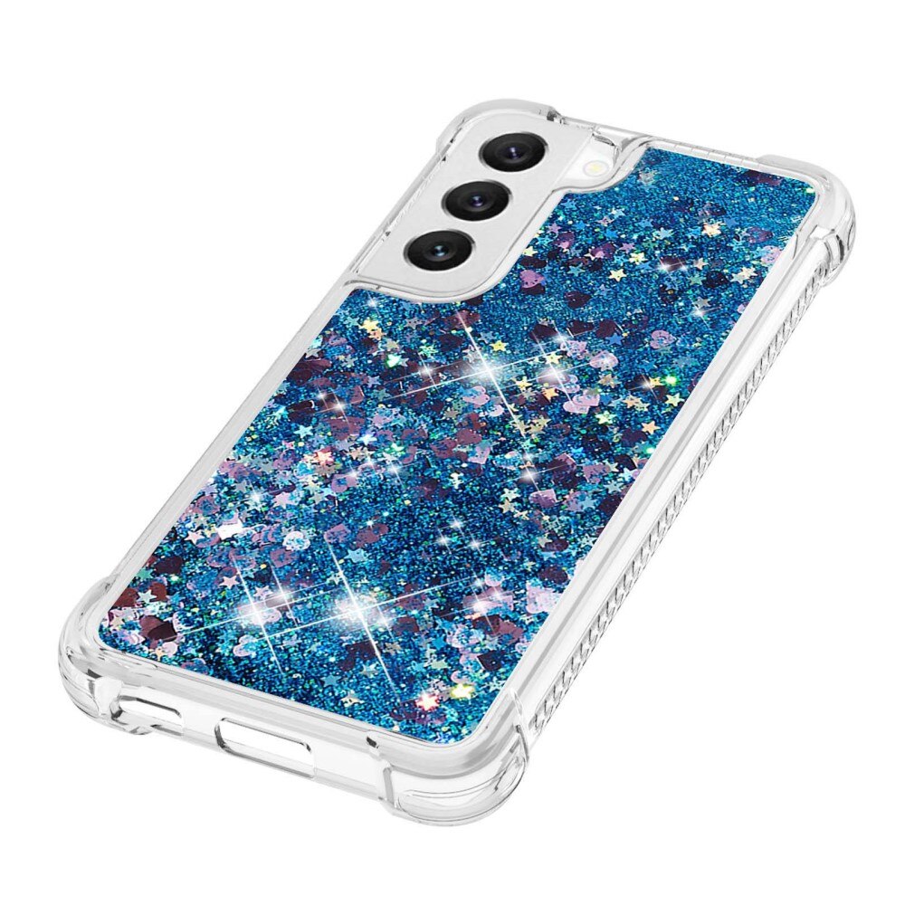 Samsung Galaxy S23 Glitter Powder TPU Cover Blue