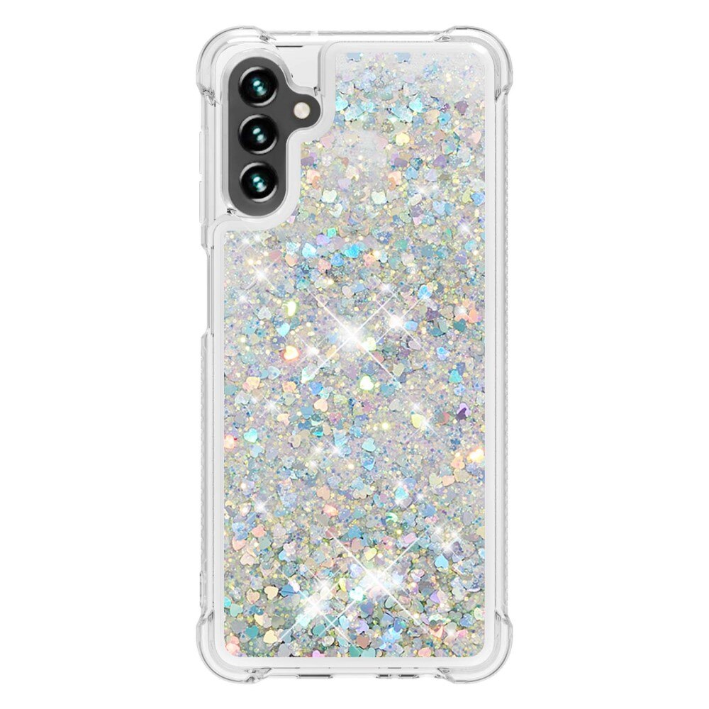 Samsung Galaxy A54 Glitter Powder TPU Cover Silver