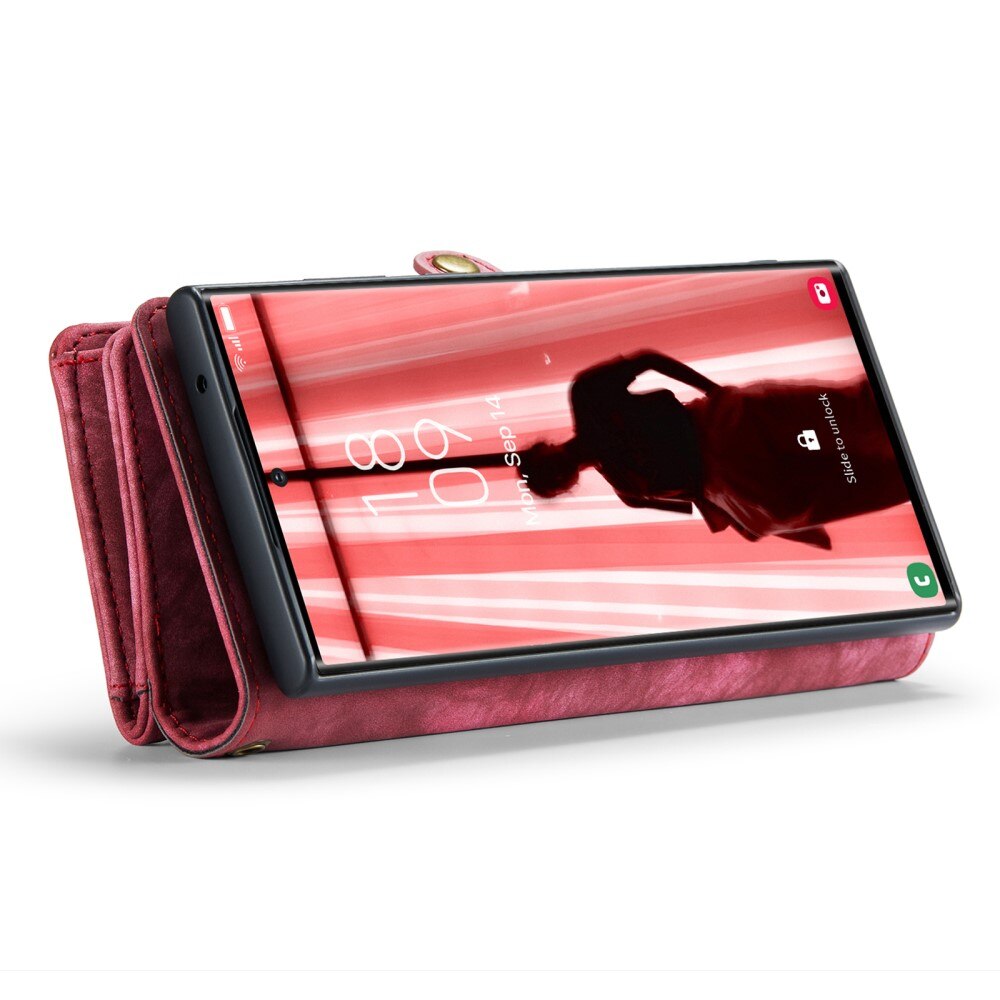 Samsung Galaxy S23 Ultra Multi-slot Wallet Case Red