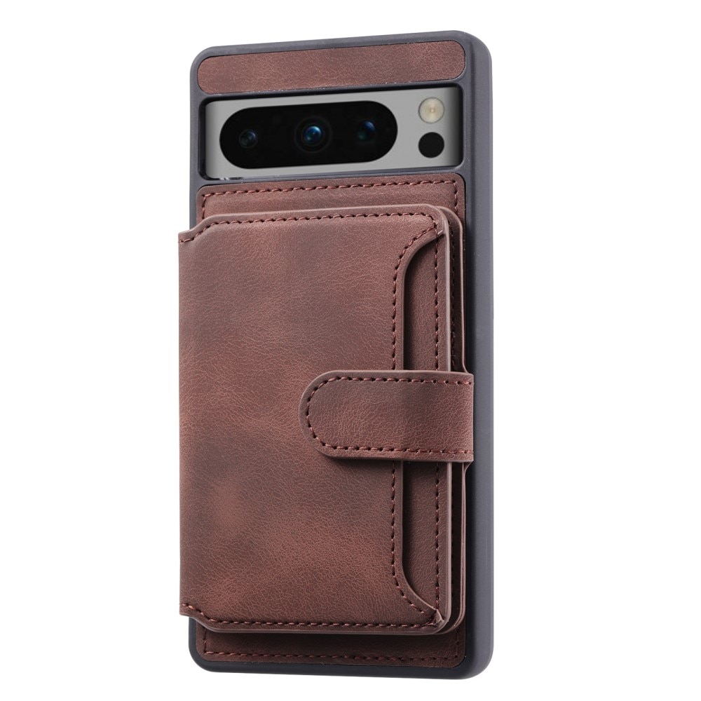 Google Pixel 8 Pro RFID blocking Multi-slot Cover Brown