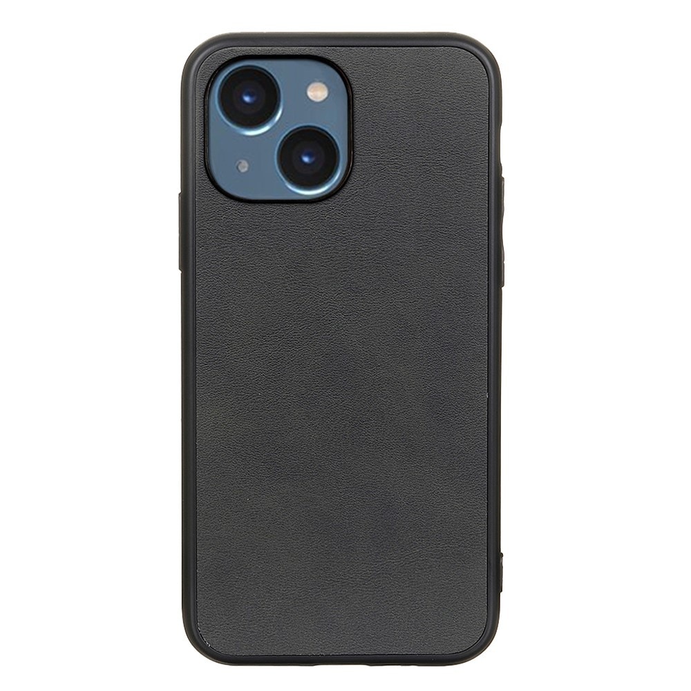 iPhone 15 Leather Case Black