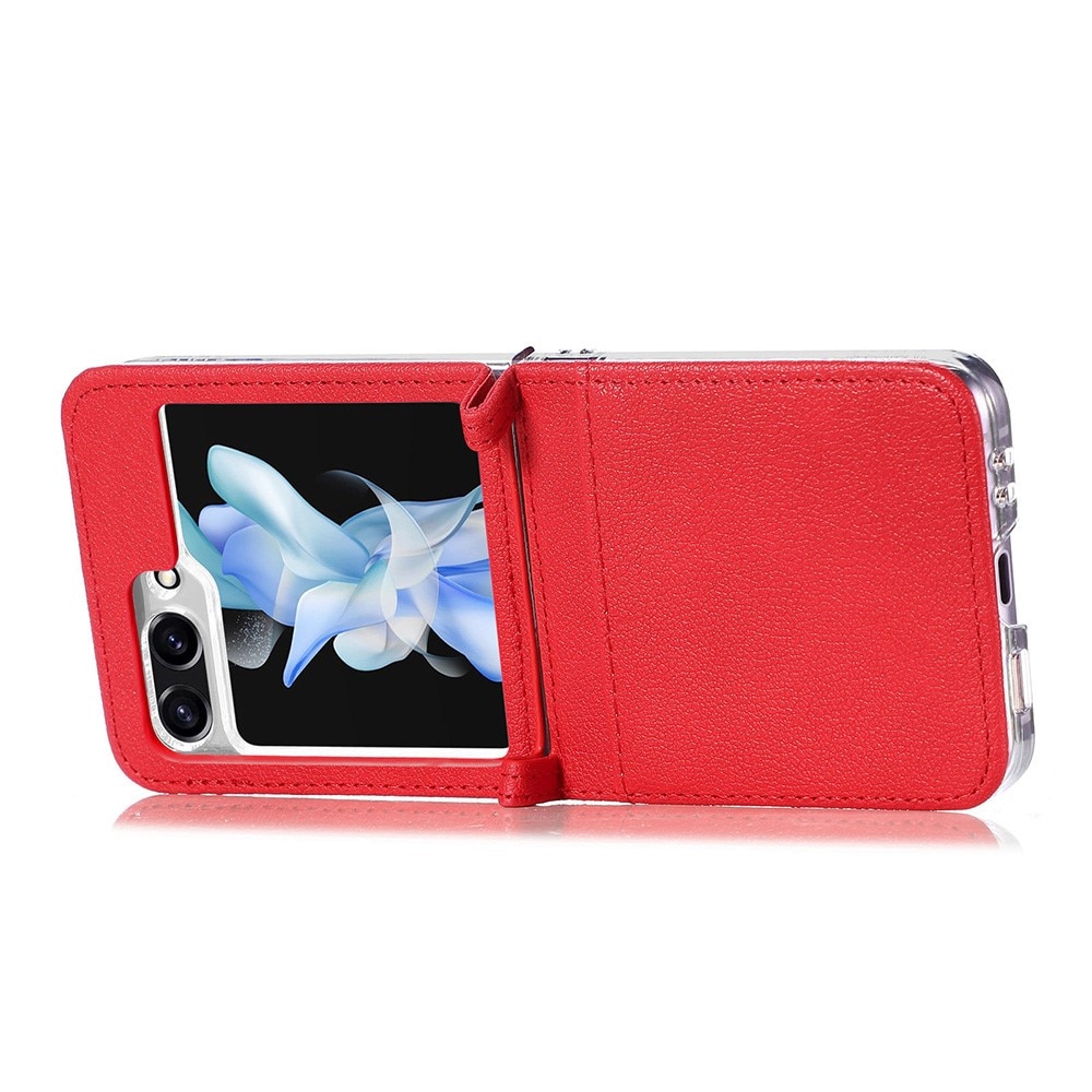 Samsung Galaxy Z Flip 5 Slim Card Wallet Red