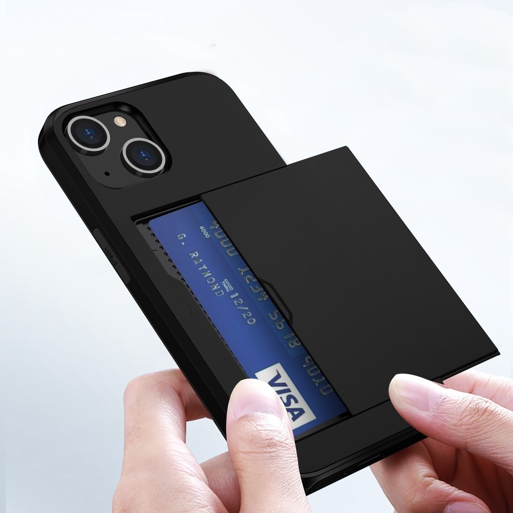 iPhone 15 Card Slot Case Black