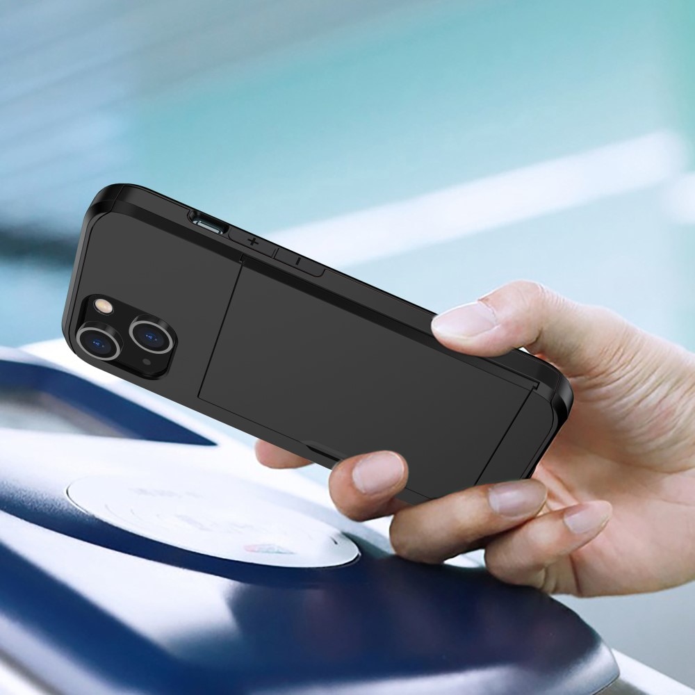 iPhone 15 Card Slot Case Black