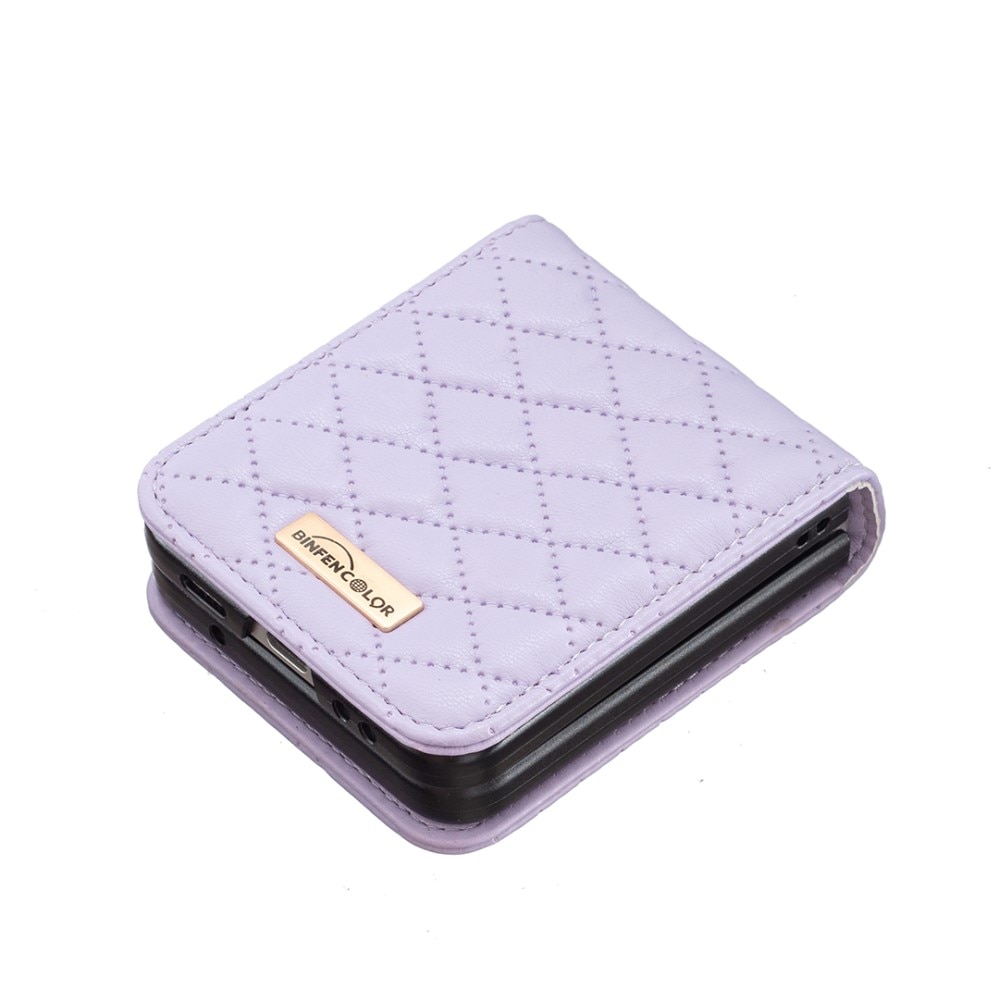 Samsung Galaxy Z Flip 5 Quilted Cover Purple