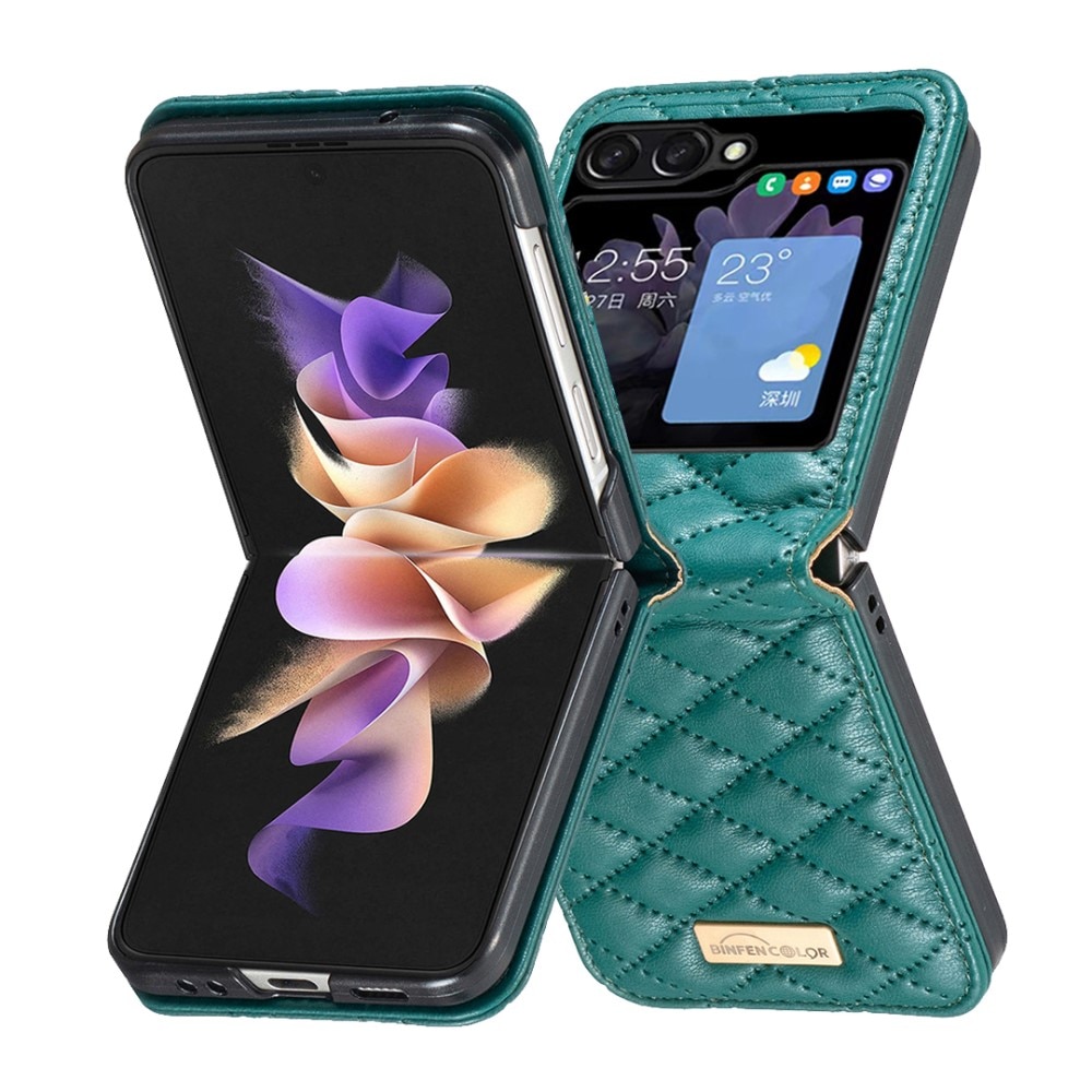 Samsung Galaxy Z Flip 5 Quilted Cover Green