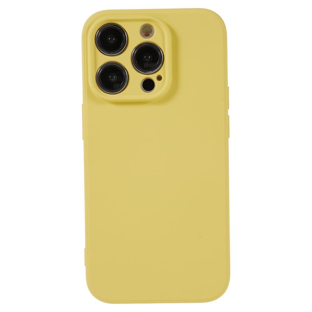 iPhone 15 Pro Max Shock-resistant TPU Case Yellow