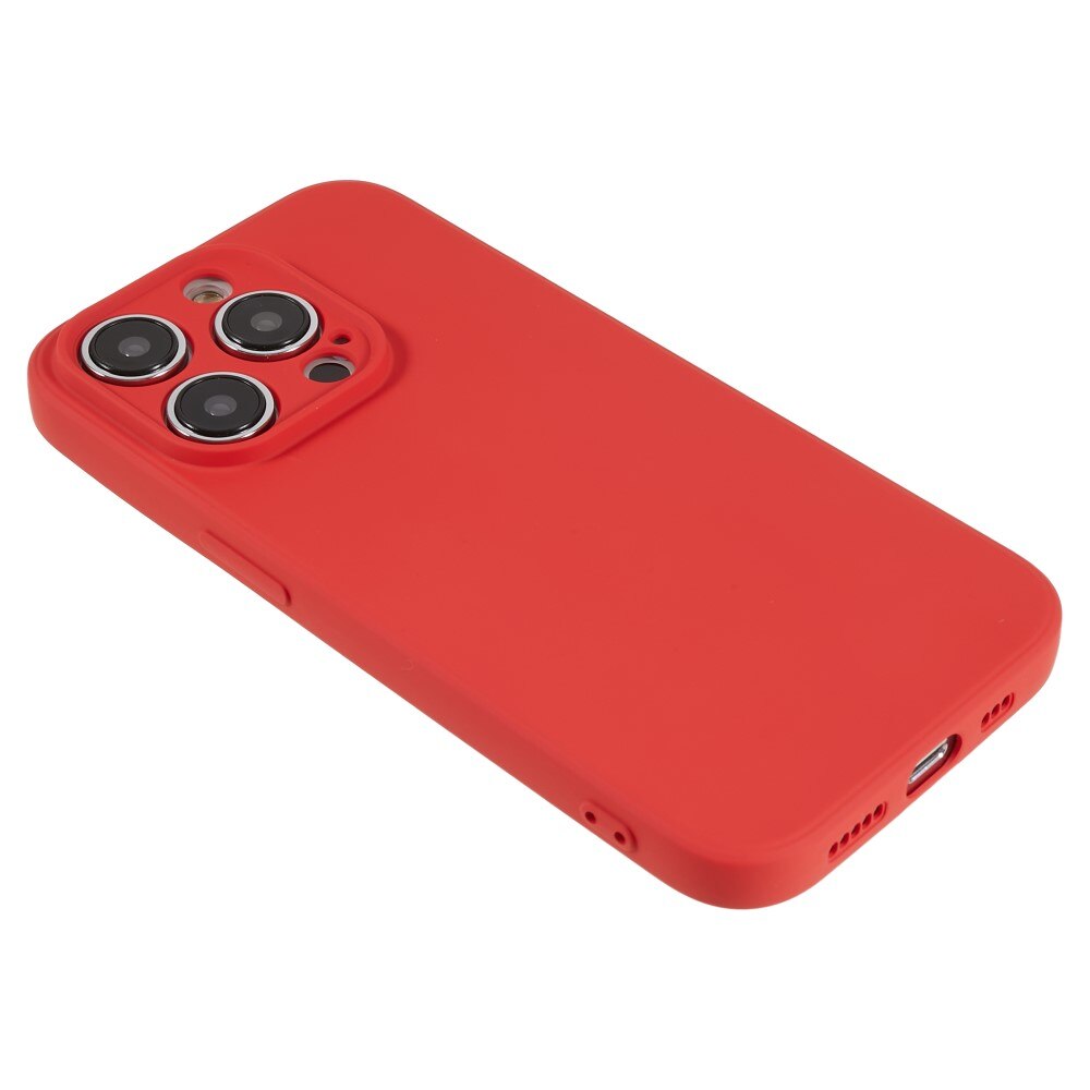 iPhone 15 Pro Max Shock-resistant TPU Case Red