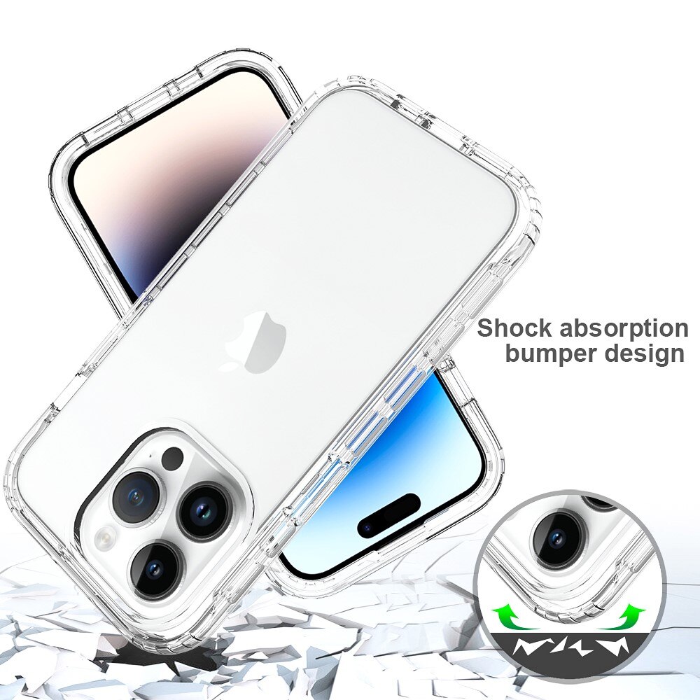 iPhone 15 Pro  Full Protection Case Transparent