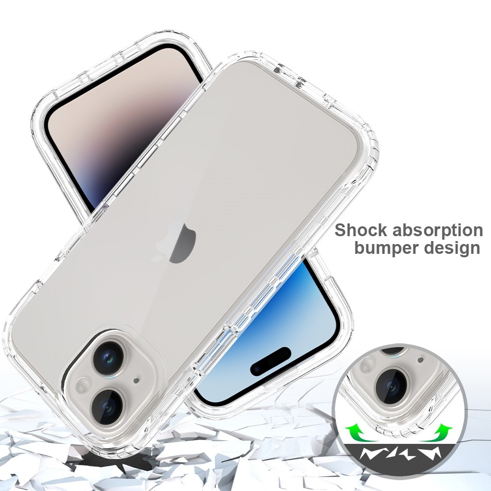 iPhone 15 Full Cover Case Transparent