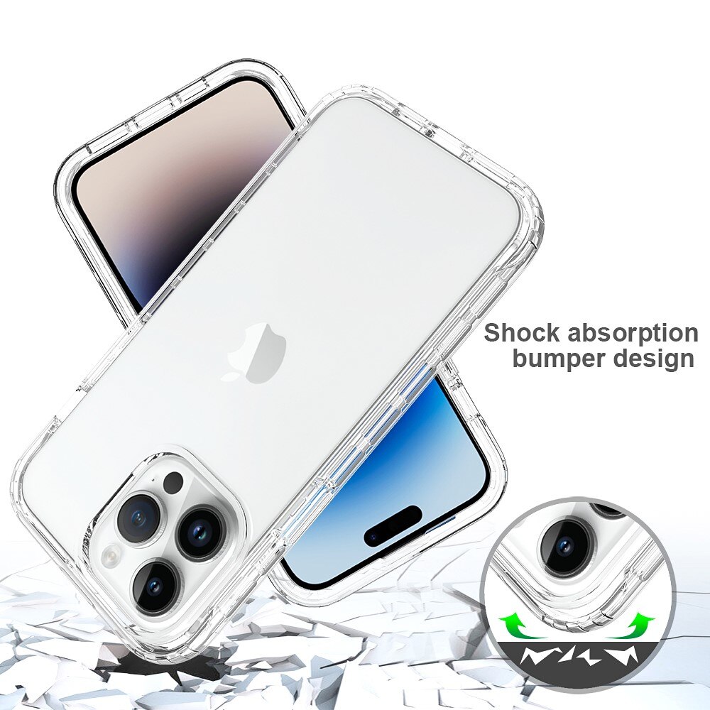 iPhone 15 Pro Max Full Cover Case Transparent