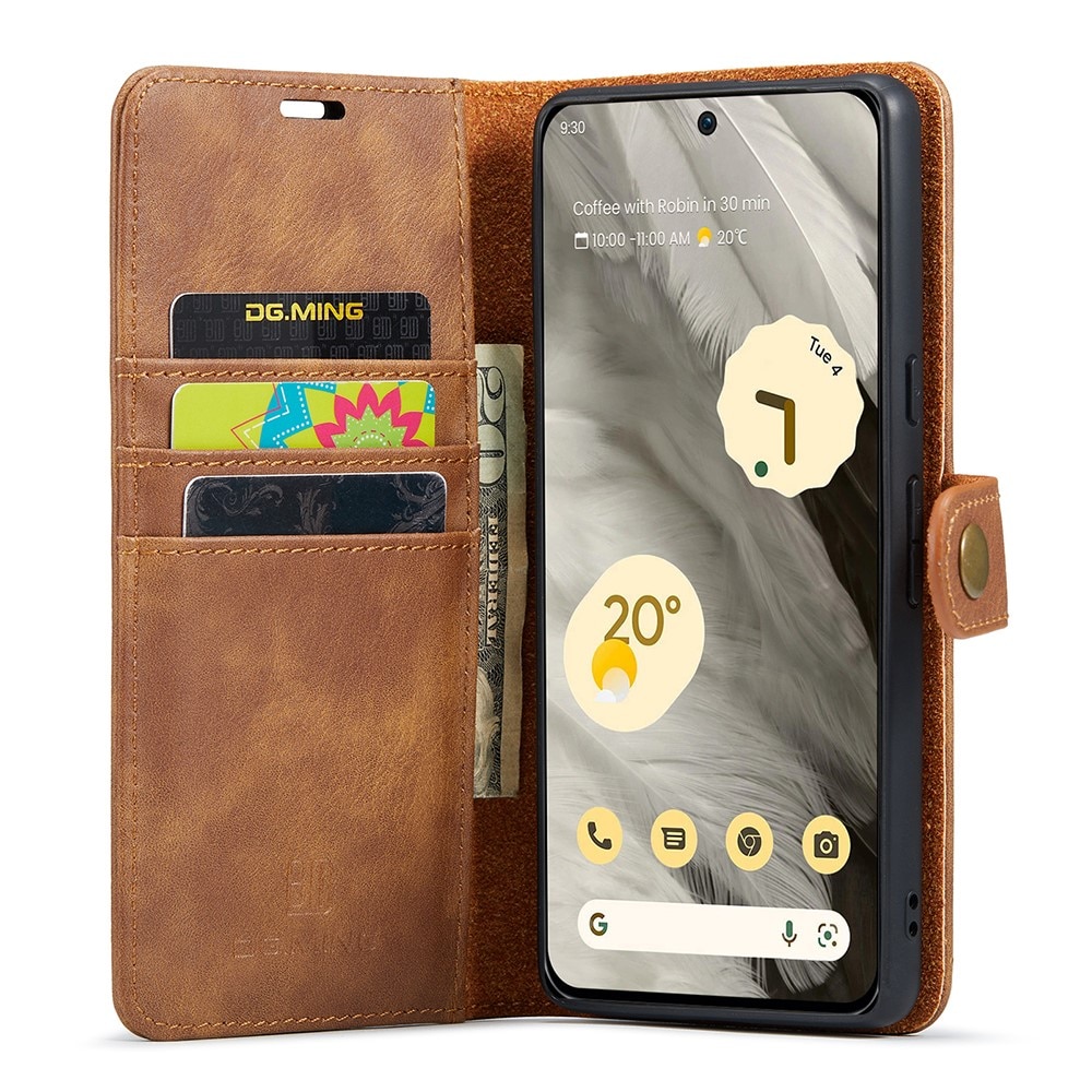 Google Pixel 8 Magnet Wallet Cognac