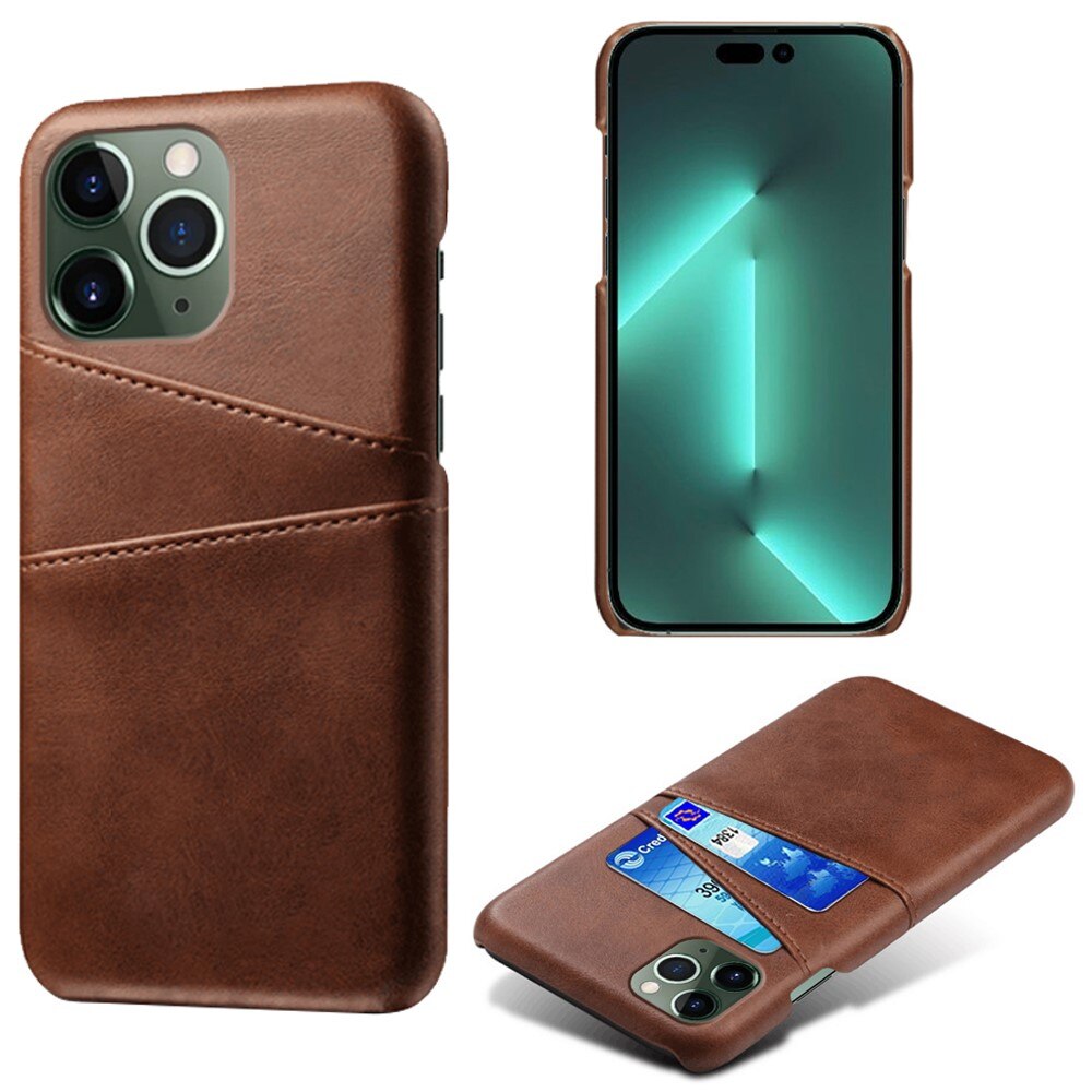 iPhone 16 Pro Card Slots Case Brown